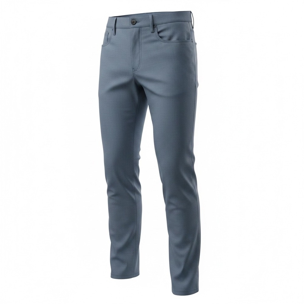 TravisMathew Right On Time Performance Pants Mens 30 Heather Blue Golf Chinos